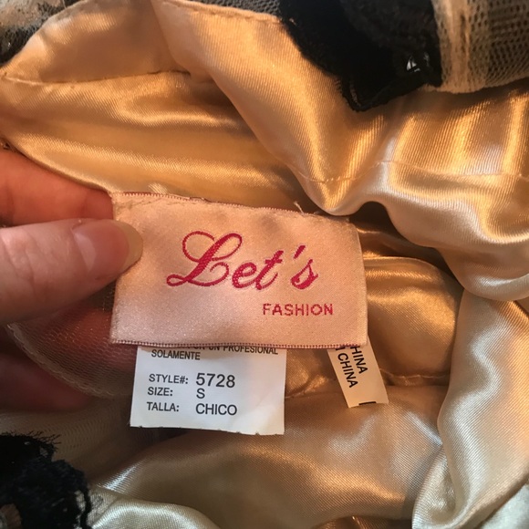 Let’s Fashion Short Prom Dress Size Small - Picture 4 of 4